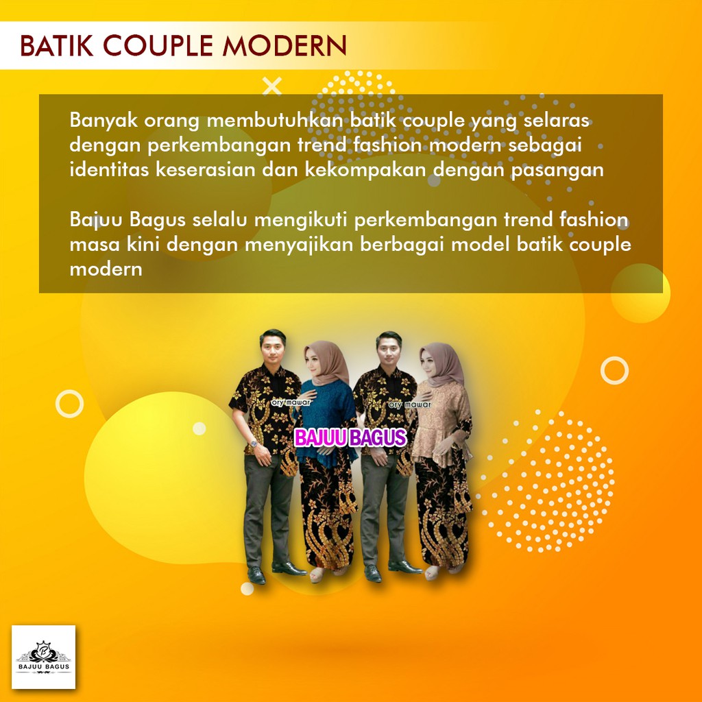 BATIK COUPLE KEBAYA BROKAT MARLENA SELENDANG