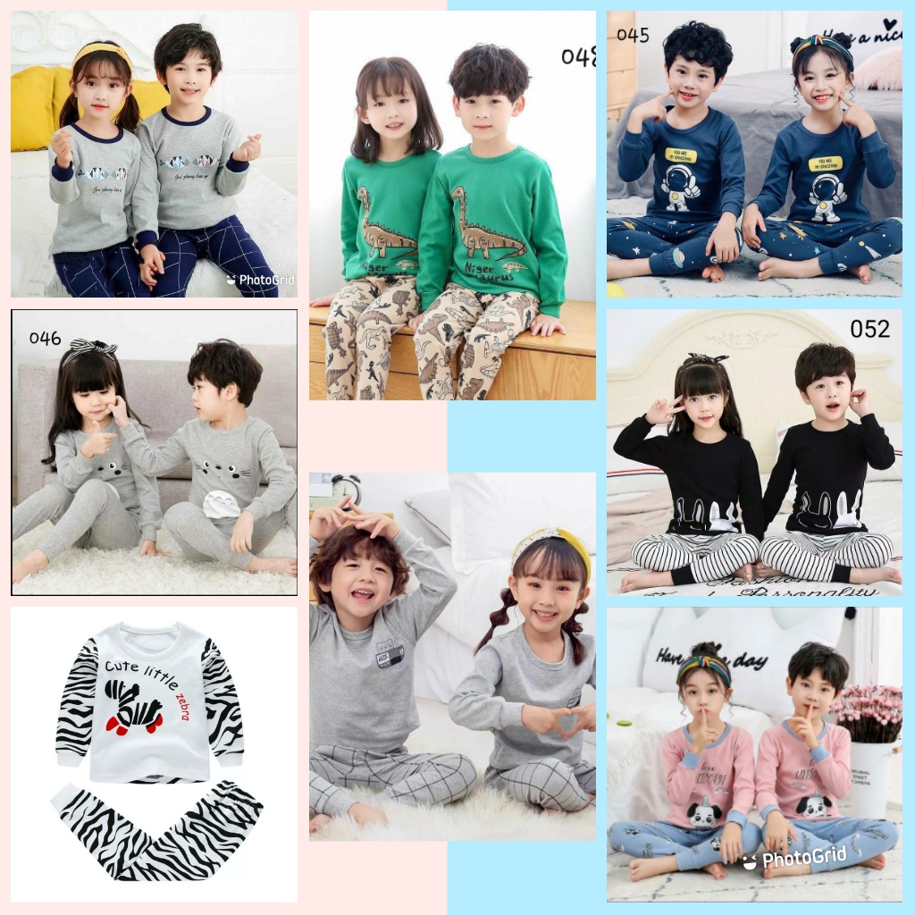 blinqshop BAJU TIDUR ANAK UNTUK 1-10 TAHUN