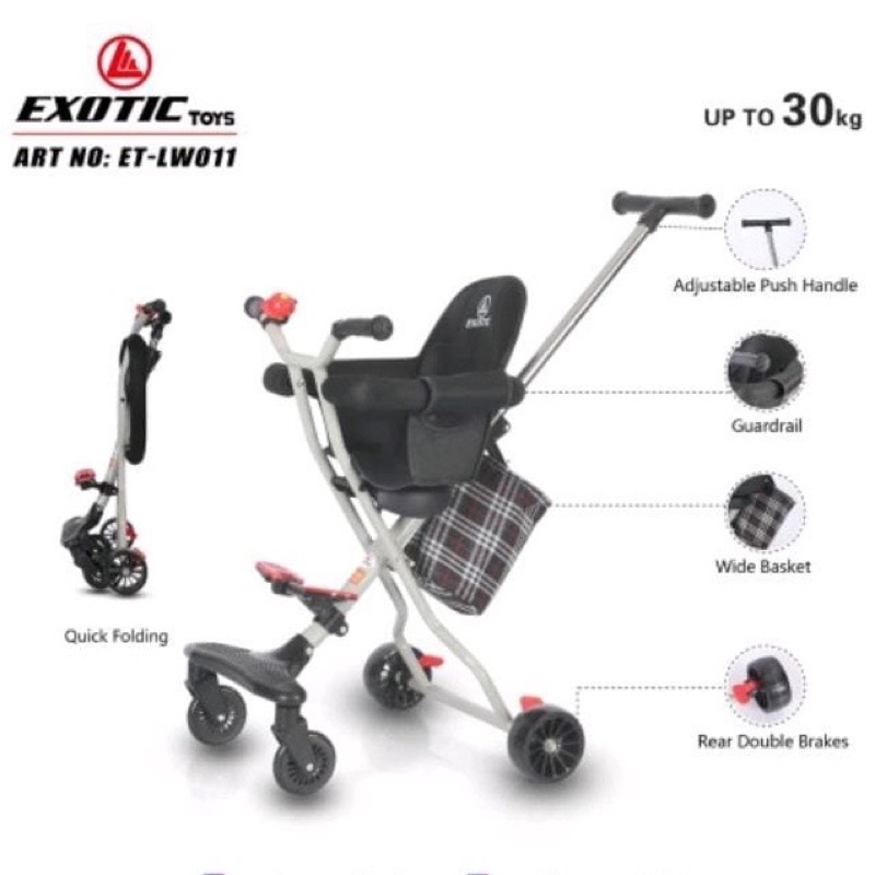 STROLLER BABY KERETA DORONG MAGIC STROLLER SPACE BABY EXOTIC ET LW 007 / LW011 / LW 011