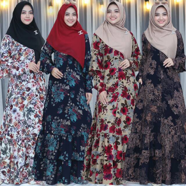 FLOWERS DRESS BY DHIYA