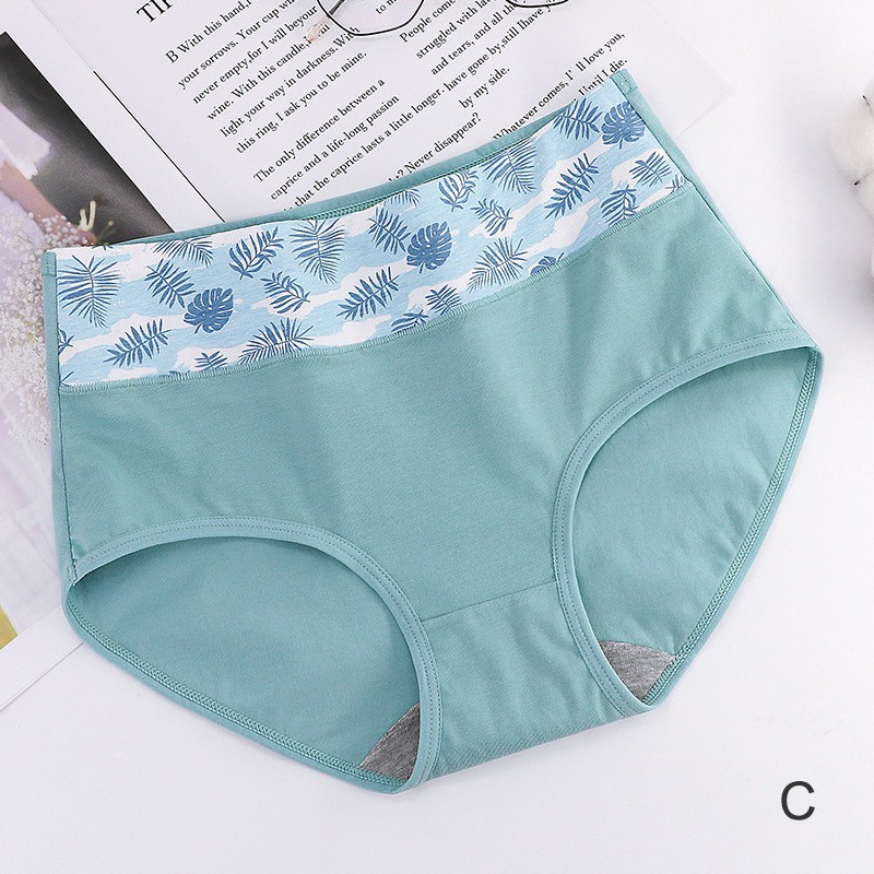 Celana Dalam Wanita Pinggang Tinggi Katun Kenyamanan Bernapas Singkat Cotton Panties