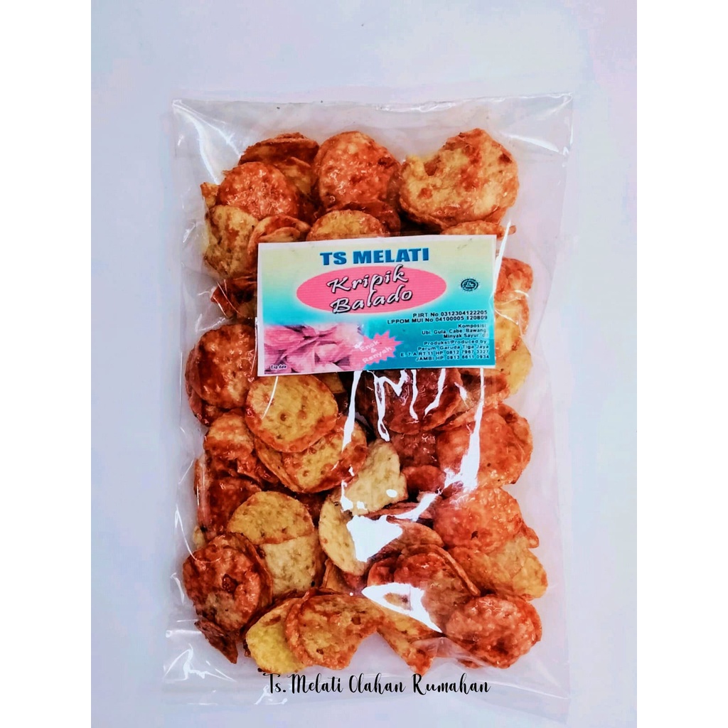 

keripik balado/keripik pedas