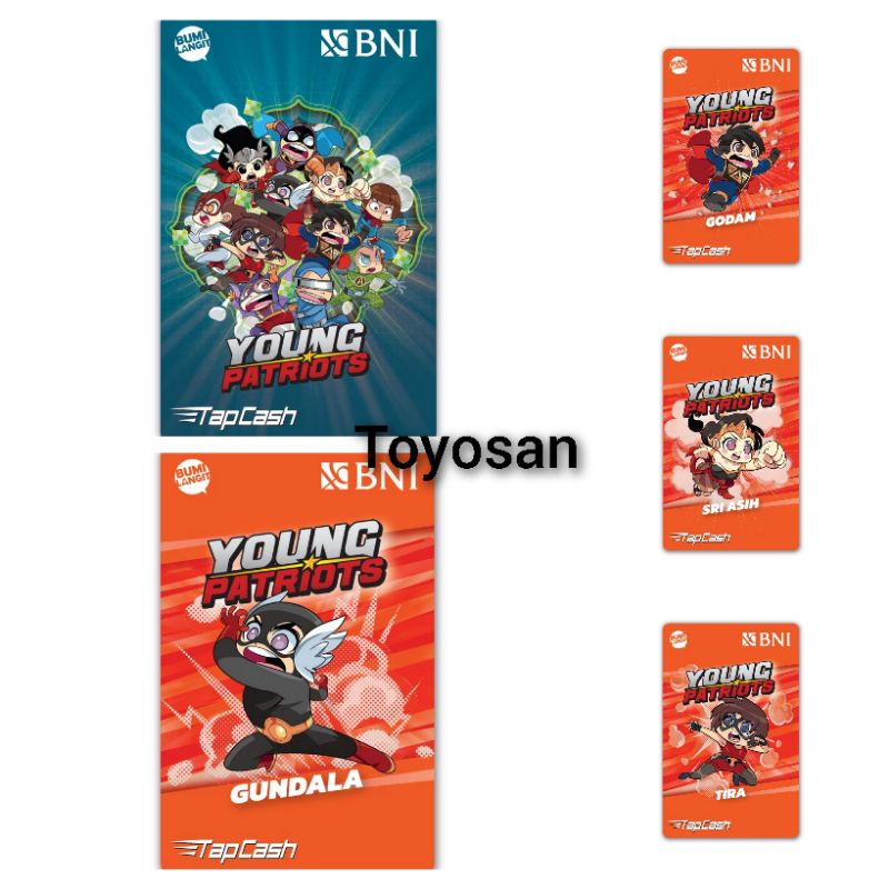 Kartu TapCash BNI Ori saldo 0  - Young Heroes