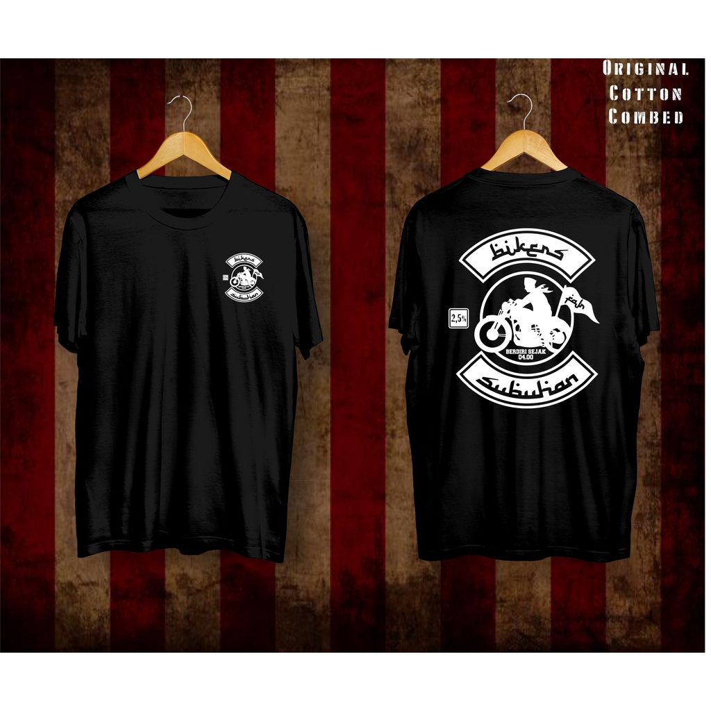 Kaos/ Tshirt Bikers Subuhan Original Cotton Combed