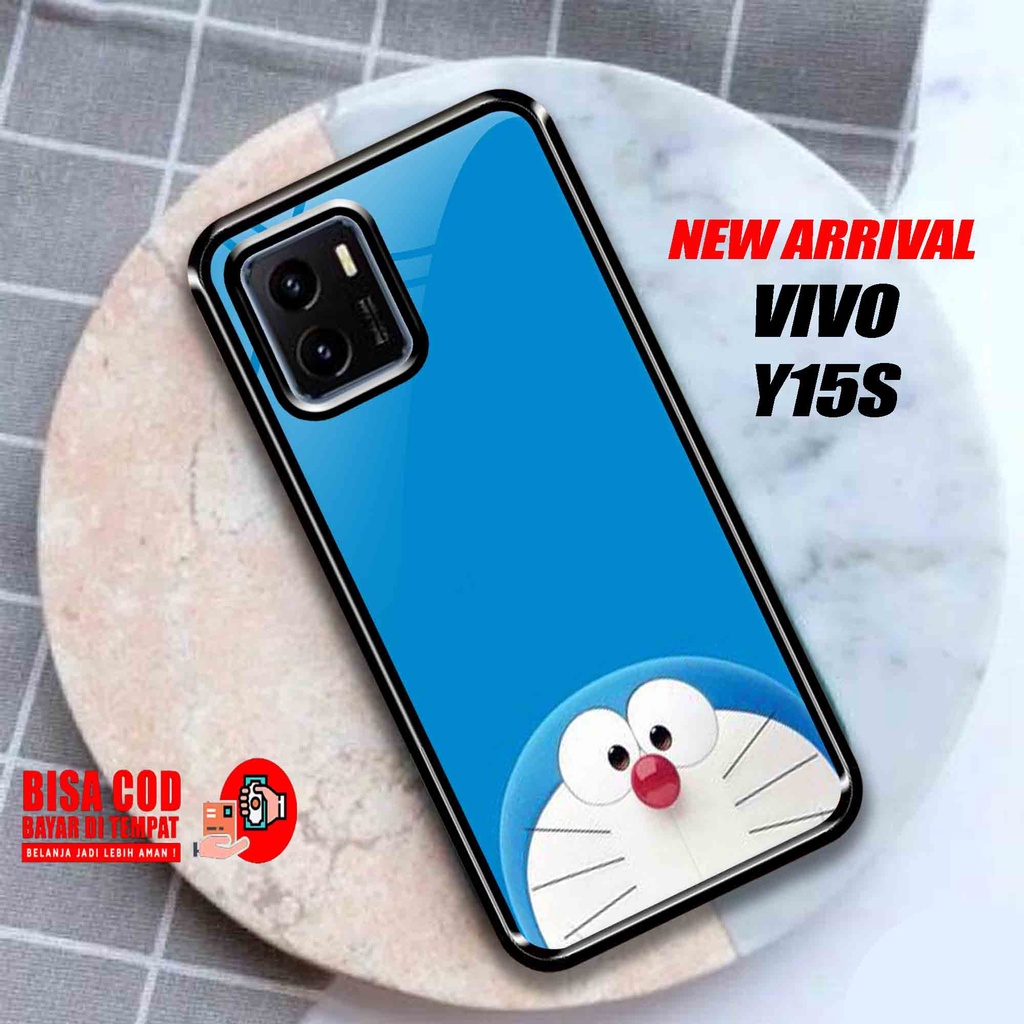 [CD53] - Case VIVO Y15S Terbaru [ DORAEMON ] - Casing VIVO Y15S - Casing Hp Mewah - Hardcase Hp - Si