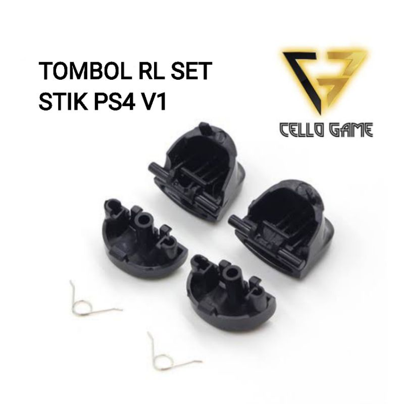 Tombol R1 STIK PS4 R2 L1 L2 Full Set Replacement Button PS 4 PER PEER R L STICK PS4