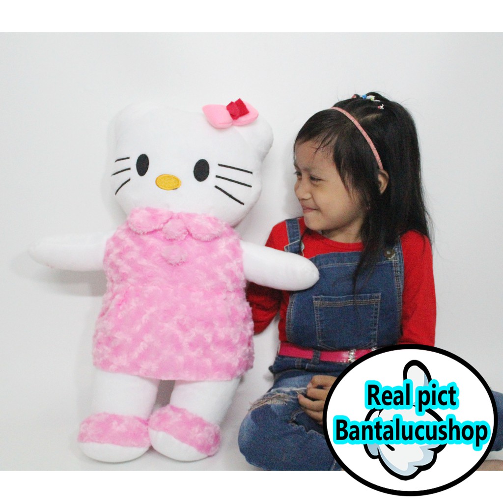 Boneka hello kitty Berdiri Bahan Snail L T60CM