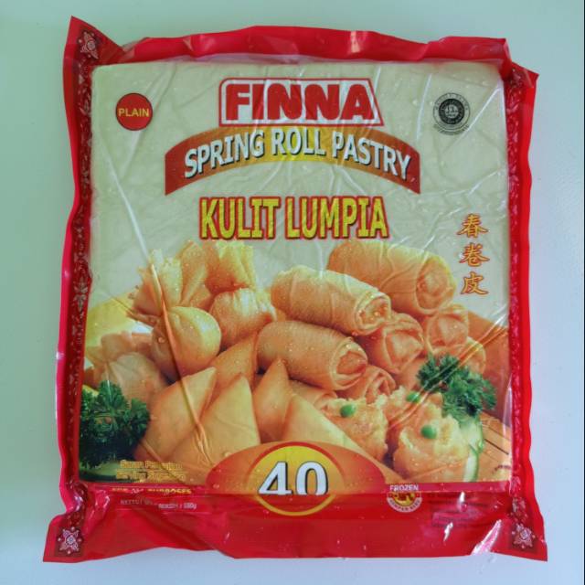 Kulit Lumpia Finna besar ukuran 21,5x21,5cm