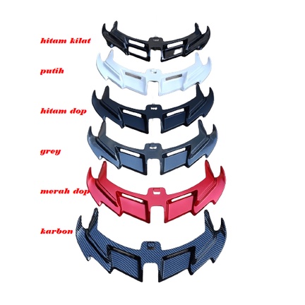 WINGLET HONDA VARIO 160CC ABS PLASTIK TANDUK WINGLET VARIO 160CC PLUS LAMPU LED/NON LAMPU LED