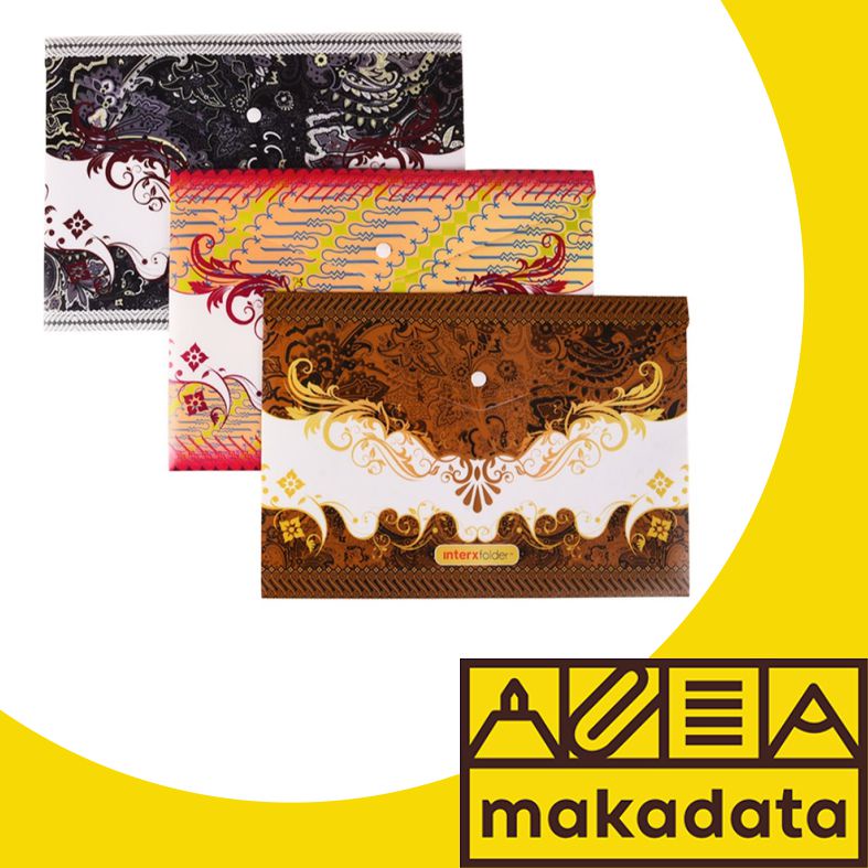 

DOCUMENT BAG / MAP KANCING INTERX BATIK (1PAK) MURAH