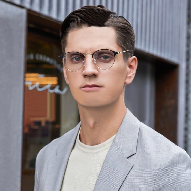 (COD) Kacamata Photocromic Korea Anti Radiasi 2 In 1 Cromic Glassess Eyewear Unisex MALL SHOPPING