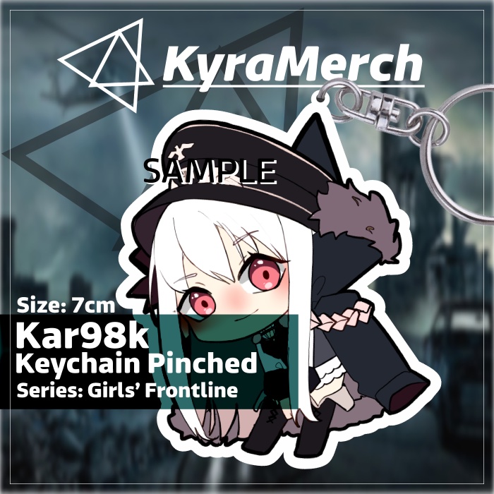 Keychain Pinched Girls Frontline Kar98k
 | KyraMerch Anime Fanmerch Dealer