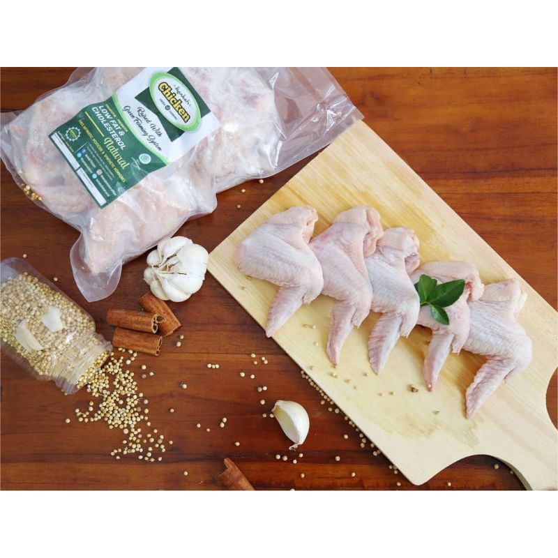 

Sayap ayam organik berkah chicken, wings ayam organik ayam probiotik