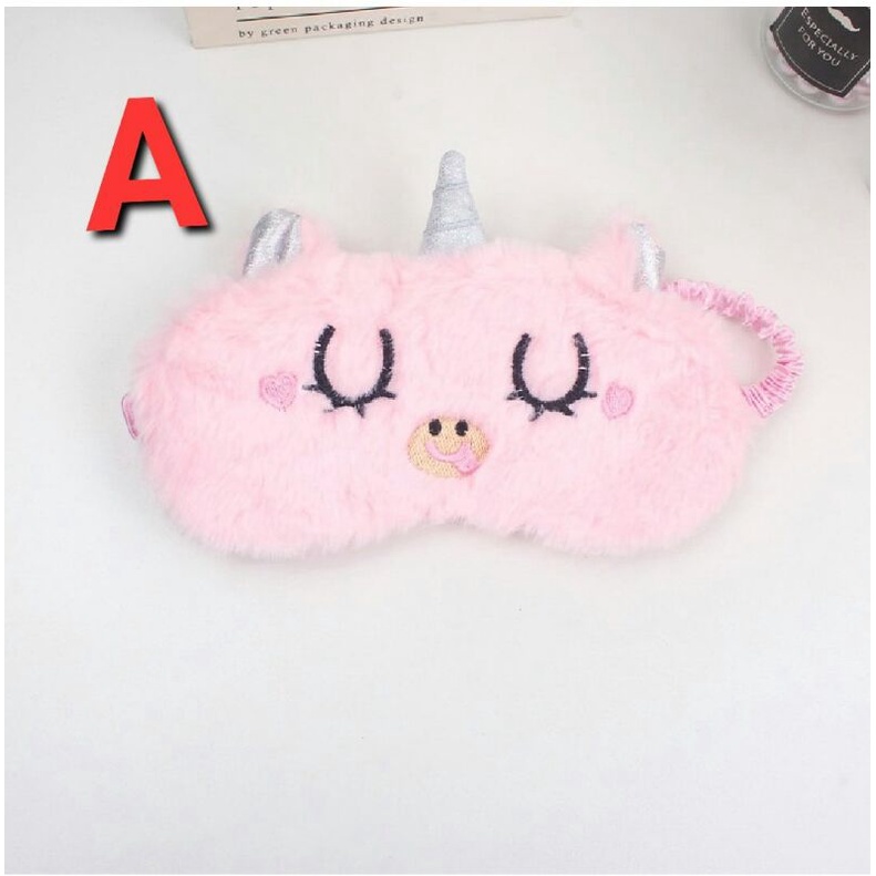 ready sleep mask masker penutup mata tidur unicorn cat anak