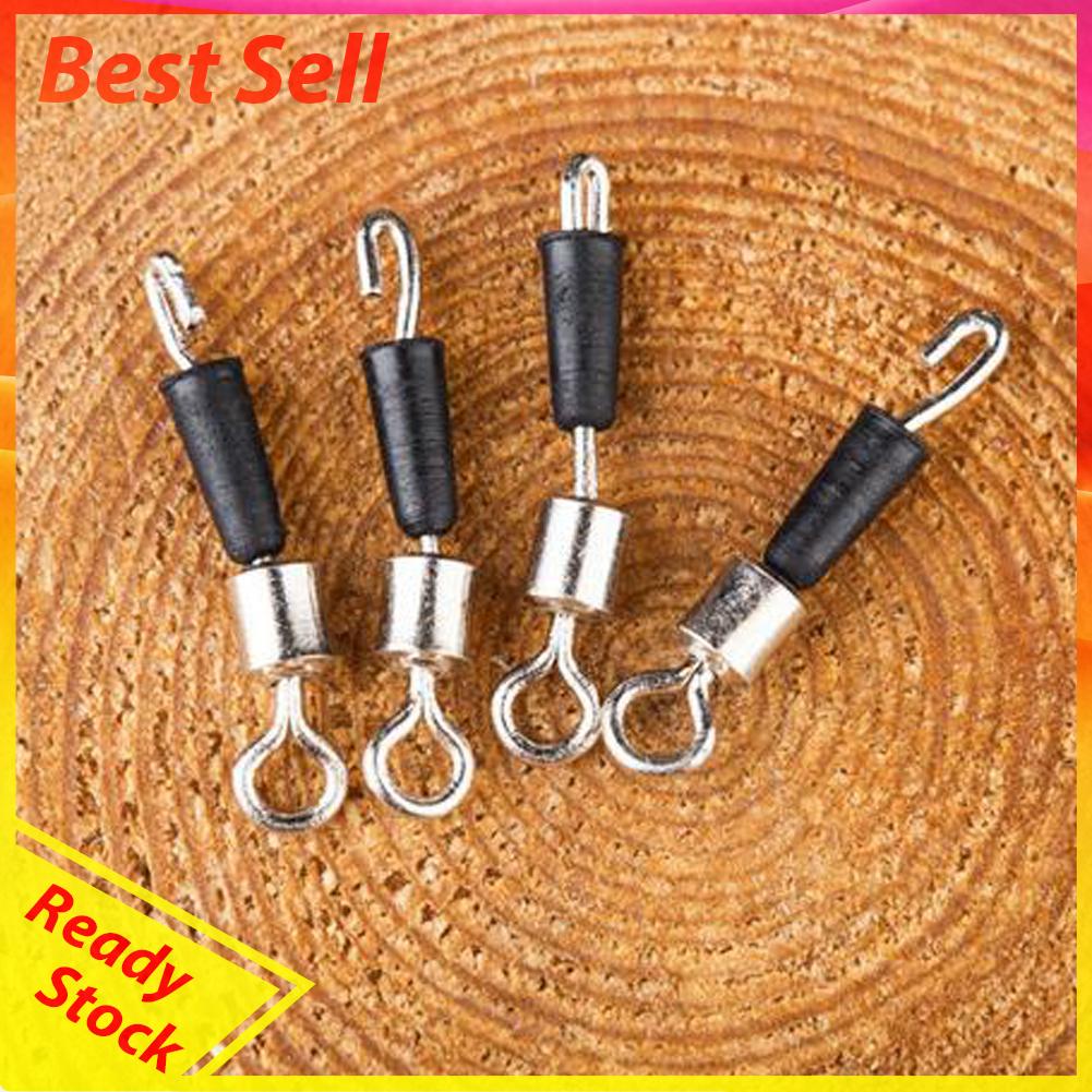 50 Pcs Kilikili Swivel Konektor Kail Pancing Bahan Solid