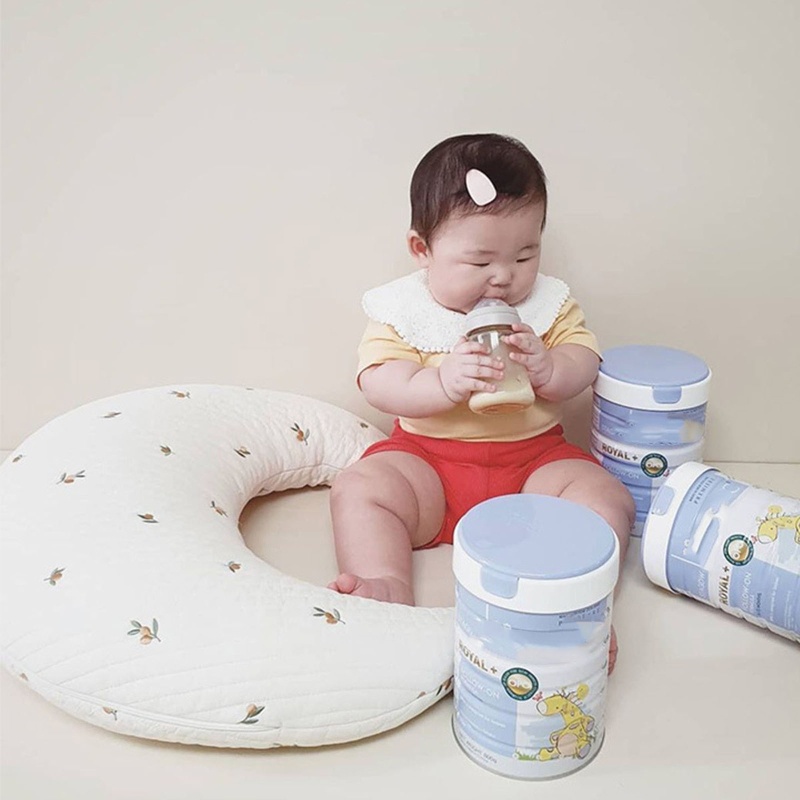 Mary Bantal Menyusui Bayi Bentuk U Bahan Katun Portable Untuk Outdoor / Travel / Camping