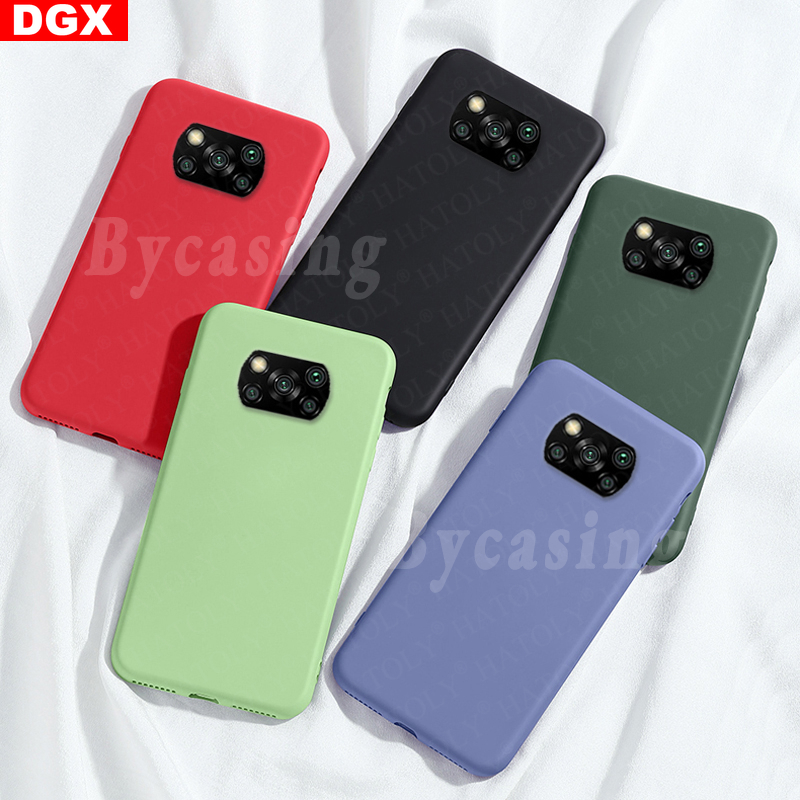 Soft Case Bahan Silikon Untuk Xiaomi Poco X3 Redmi 9T 9A 9C Note 9s Note 9 Pro Note 8 Pro