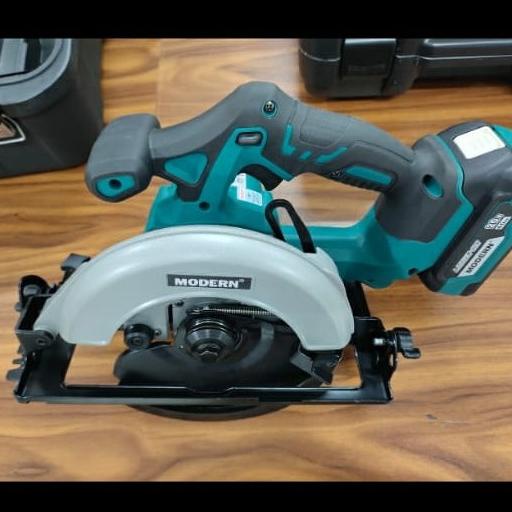 Mesin circular saw cordless MODERN M-60 msn potong kayu baterai modern