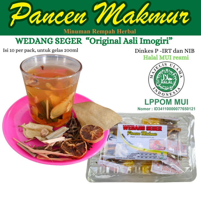 

Wedang Seger Rempah Asli - Jahe Basah (BERKUALITAS)