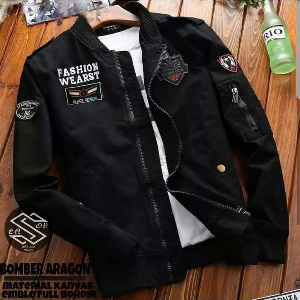 Jaket Bomber Aragon - Jaket Bomber Pria