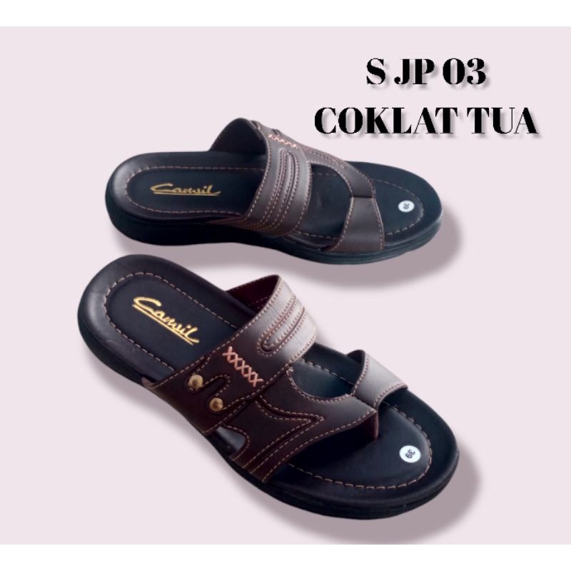 sandal kulit pria CRVL/sandal pria terbaru/sandal casual pria