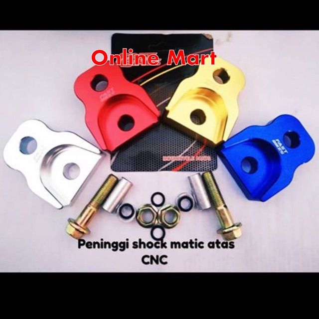 Peninggi shock atas matic for beat vario mio xride xeon dll