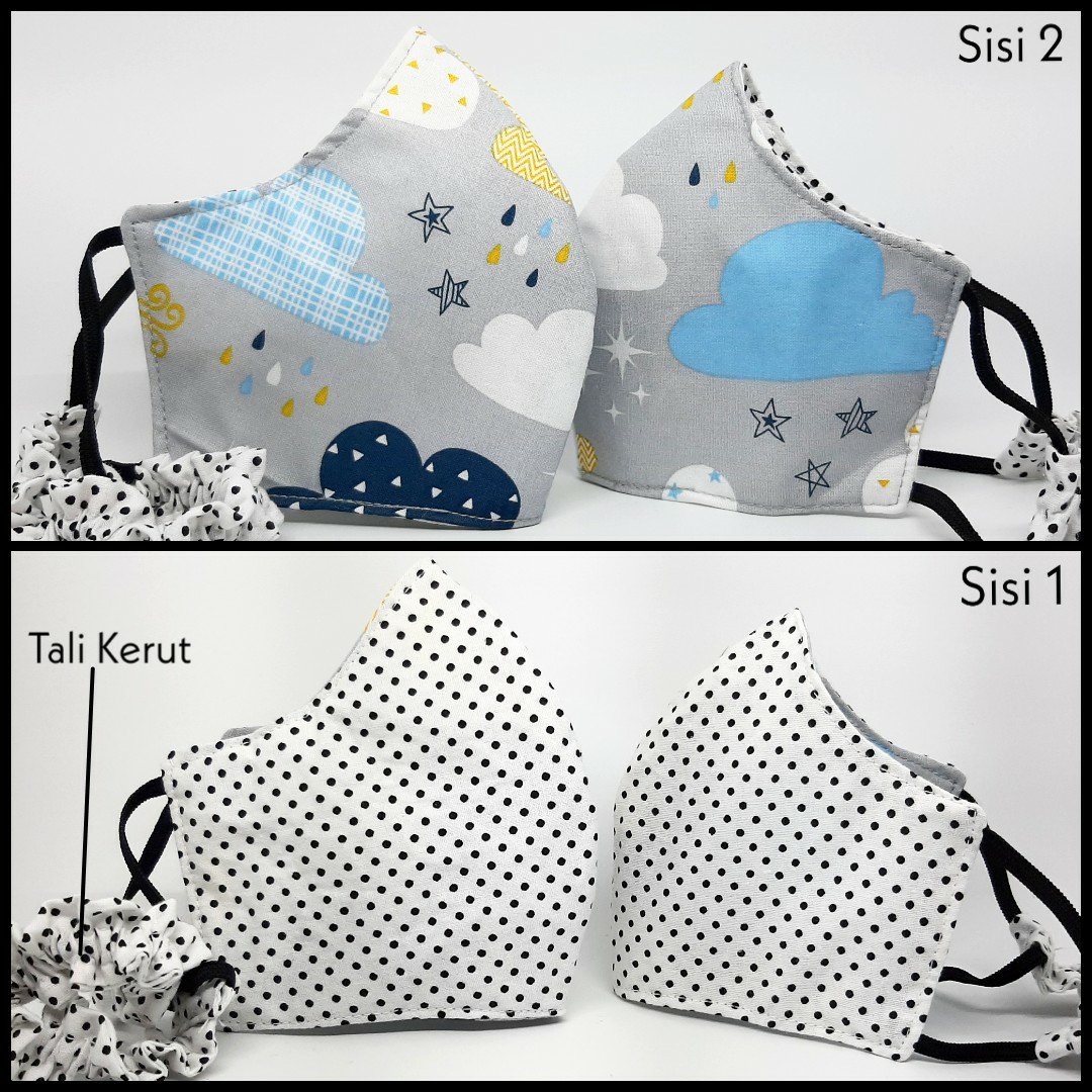 Cloud And Rain - Kain Sprei Katun Lokal Meteran Carlotta