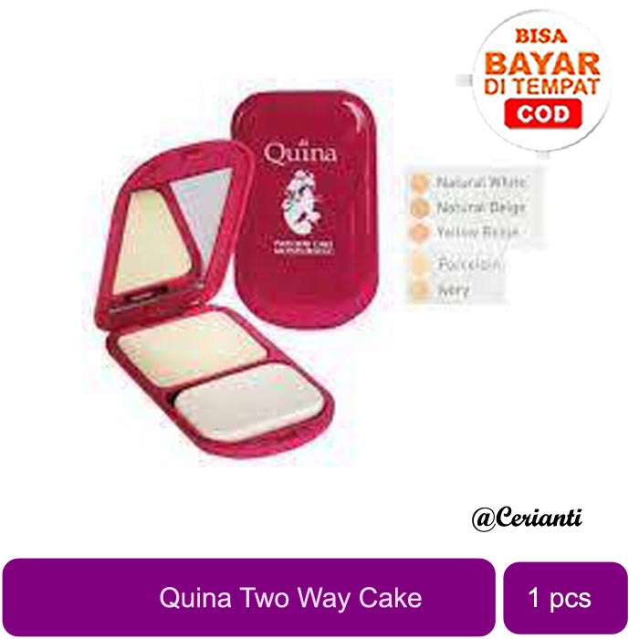 QUINA TWC MOISTURIZING BEAUTY POWDER / BEDAK QUINA 13,2GR BEDAK PADAT MELEMBABKAN_Cerianti