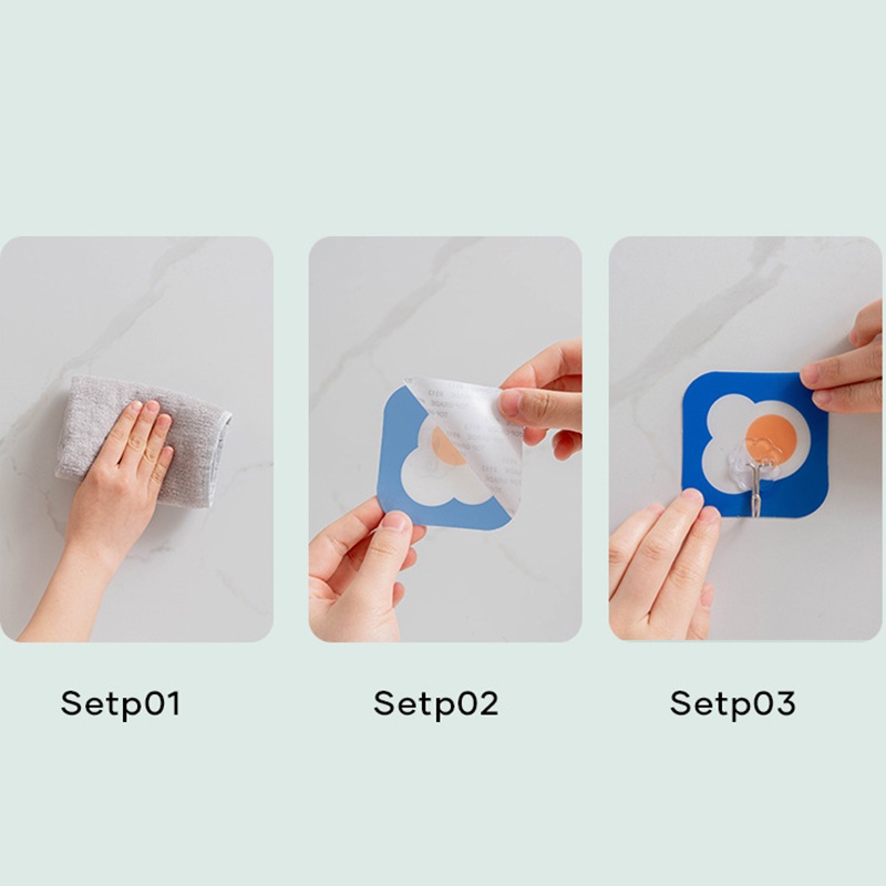 1pc Gantungan Dinding Pengait Dengan Model Seamless Dan Gambar Kartun Untuk Handuk / Kunci
