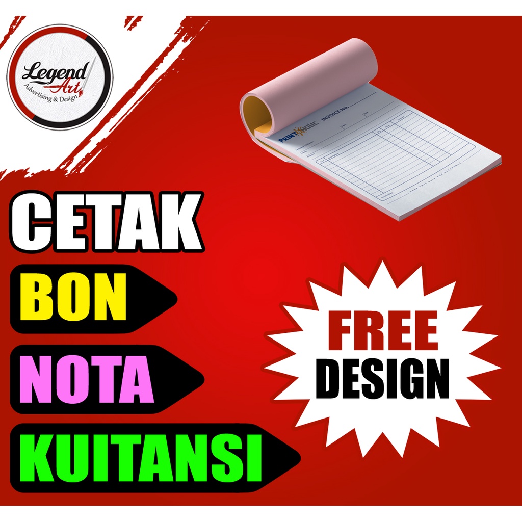 

Cetak Nota / Bon Kontan - Free Desain