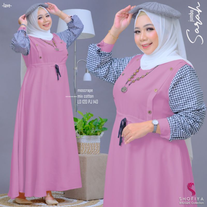Sarah jumbo dress Maxi cotton Kombi moscrepe