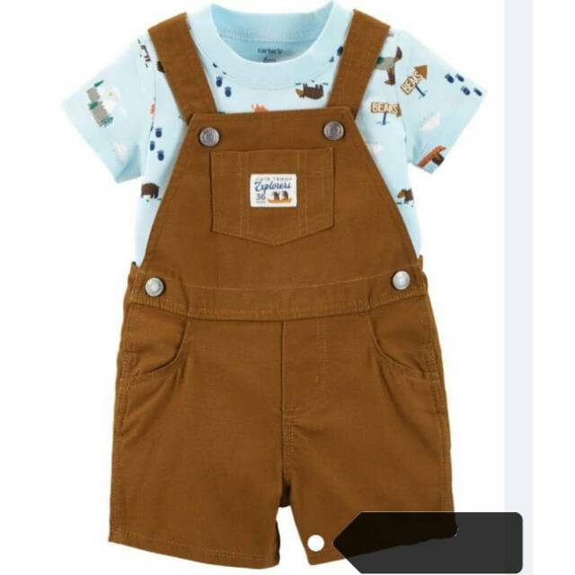 Set Carter 2in1/ Overall carter's/ baju baby import carter