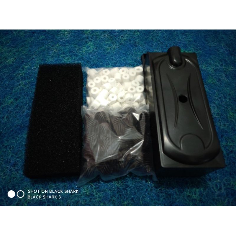 Box Filter Besar + Bioball + Bioring + Biofoam Media Filter Aquarium