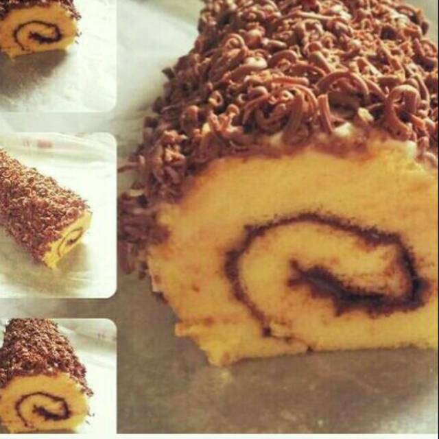 

Bolu gulung toping