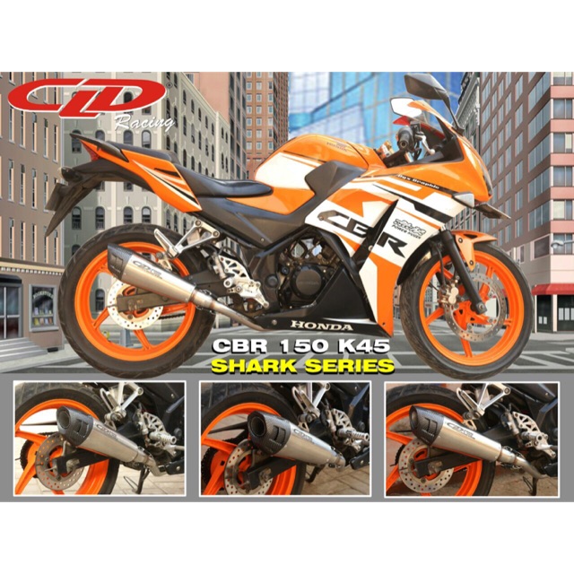 Knalpot CLD Type Shark Series Honda CBR 150R