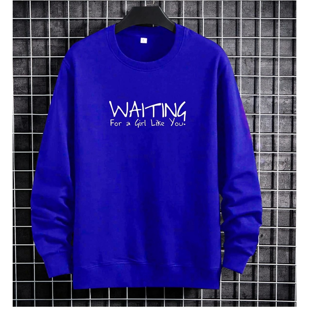 COD/ARPIOSSHOP - BAJU WAITING - SWEATSHIRT PRIA WANITA / SWEATER UNISEX MODEL KEKINIAN