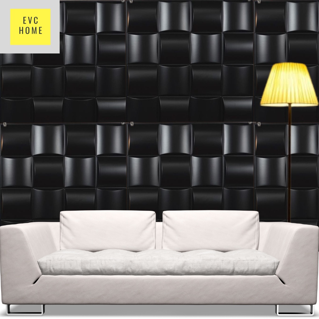 EVCHOME 50CM X 50CM Wallpanel 3D / Wallpaper Dinding Dekorasi/ Wall Panel 3D Dinding PVC