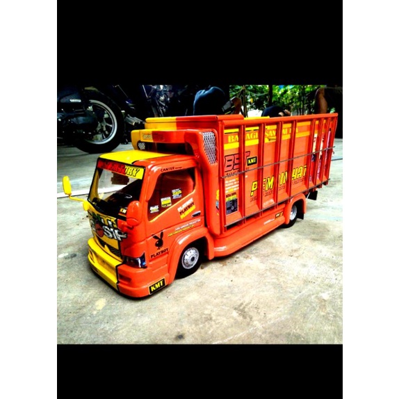miniatur truk oleng kayu asli anti gosip murah truk oleng murah