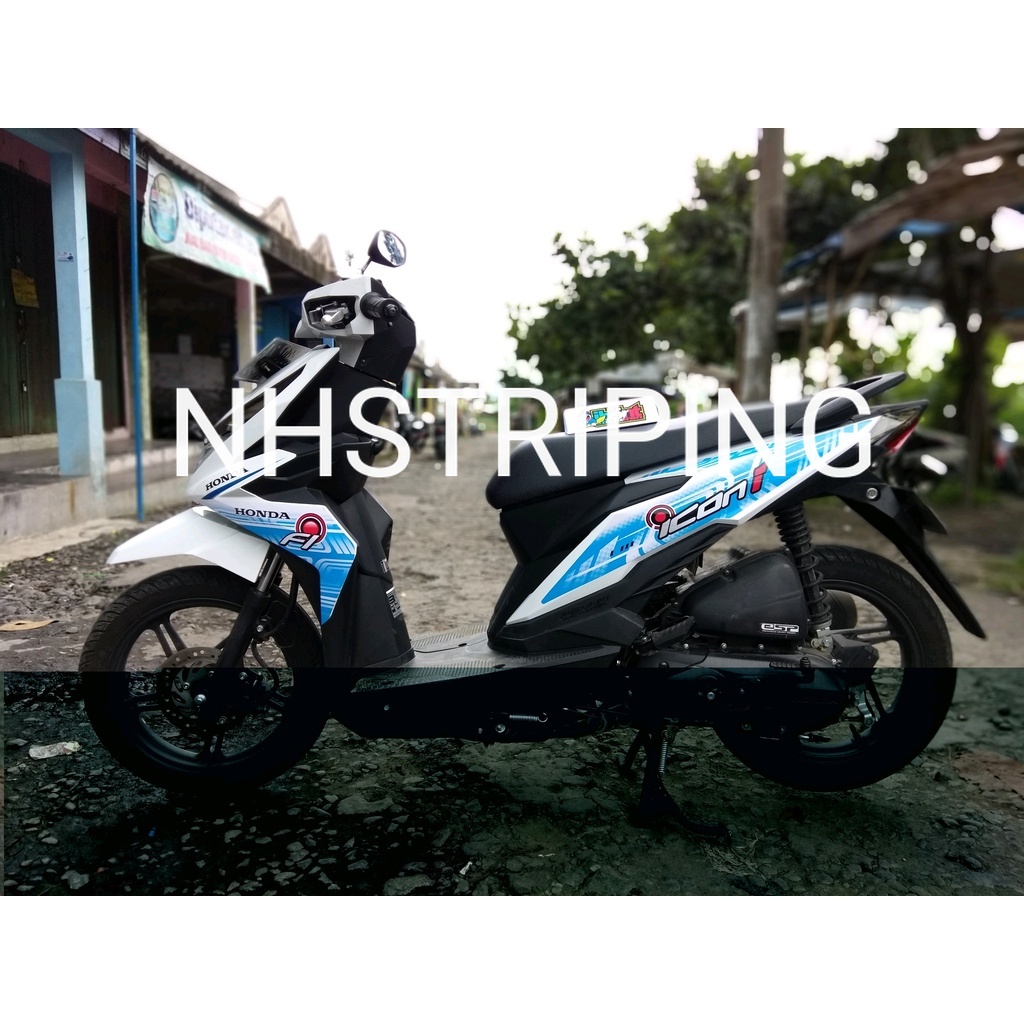 striping beat new fi esp icon cyber biru STIKCKER
