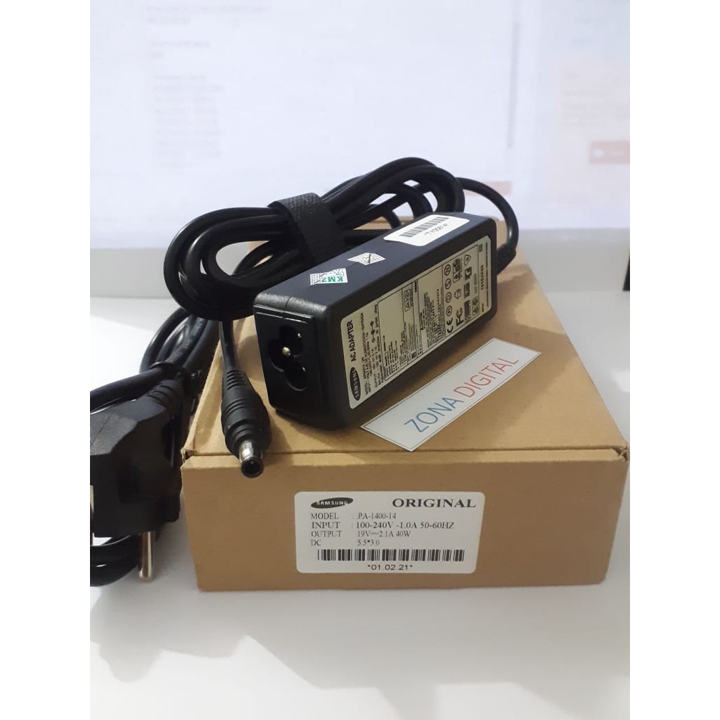 ADPTOR CHARGER LAPTOP SAMSUNG NP275E4V RV413 NP270E5E NP370R4V 19V-2.1A ORIginal