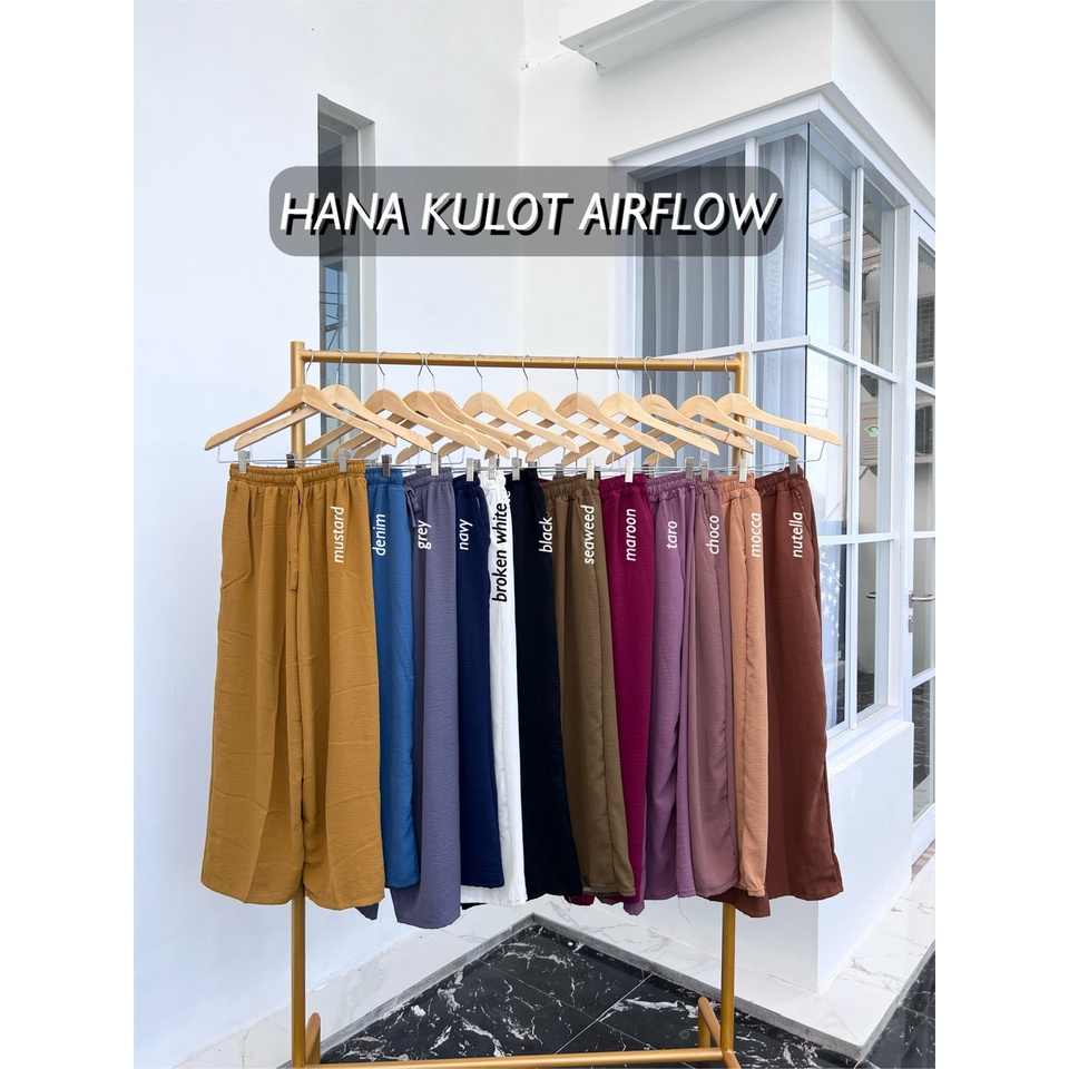 HANA HIGWAIST KULOT AIRFLOW