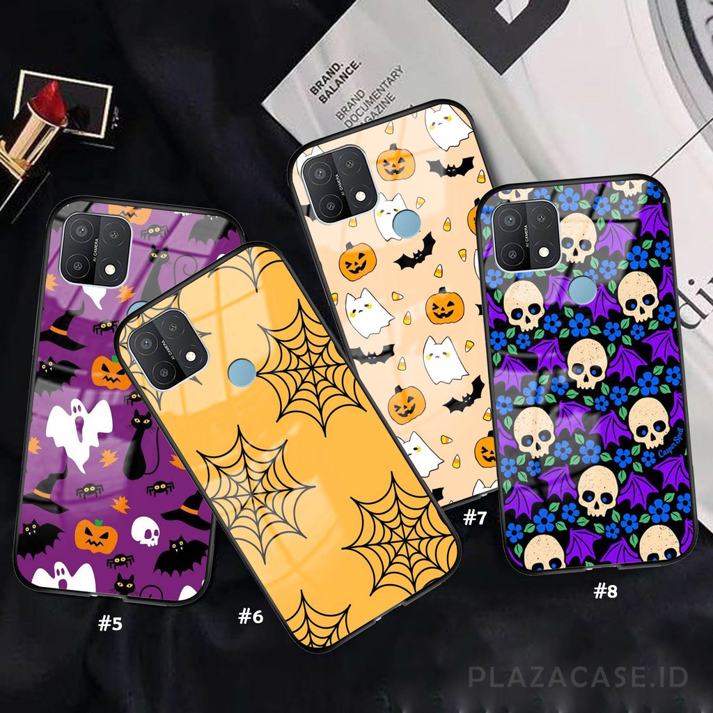 Softcase Glass Halloween [K84] for All Type OPPO RENO 5 RENO 4 RENO 4F A73 A53 A91 RENO 3 A71 F1S A3