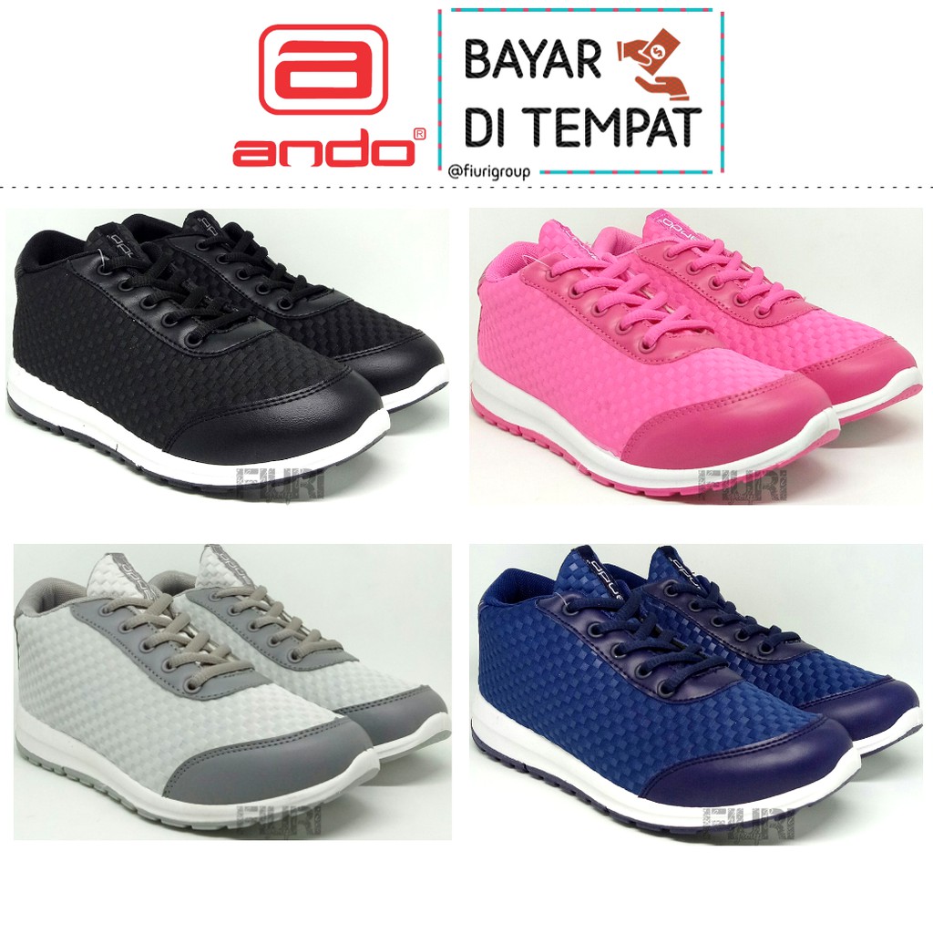 FIURI - ANDO ORIGINAL - ZENA 36-41 ABU-ABU - SEPATU SNEAKERS SPORT KANVAS SOL KARET ANAK PEREMPUAN - SEPATU KETS FASHION TRENDY WANITA DEWASA - SEPATU OLAHRAGA LARI FITNES SENAM KERJA KULIAH BERTALI CEWEK MURAH PROMO DISKON BONUS KAOS KAKI