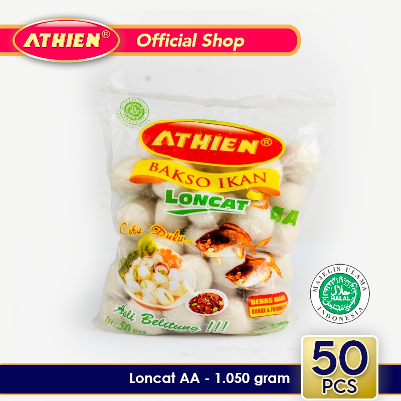 

Athien Bakso Ikan Loncat AA Ikan Premium Asli Belitung 1050 gram