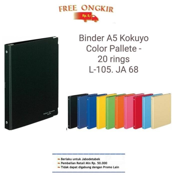

Ja28. L-311-3 Kokuyo Binder Color Palette- B5 - 26 Rings- Navy Blue - Navy