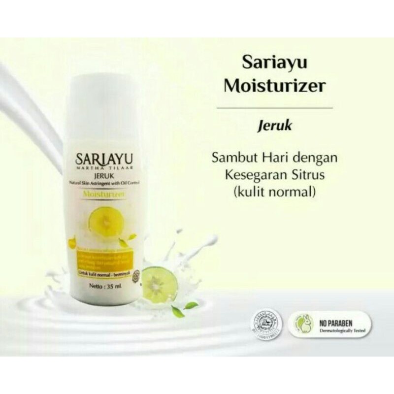 Pelembab Wajah Sariayu Mawar Jeruk Sari ayu pelembap Moisturizer 35 ml