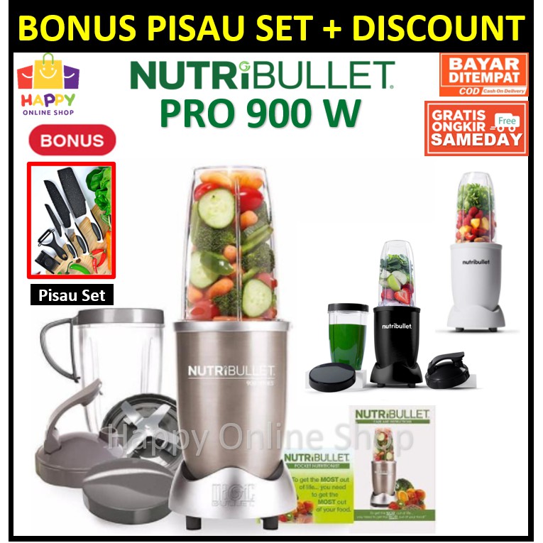 Nutribullet Blender Pro 900 W Nutrition Extractor Nutri Bullet Juicer