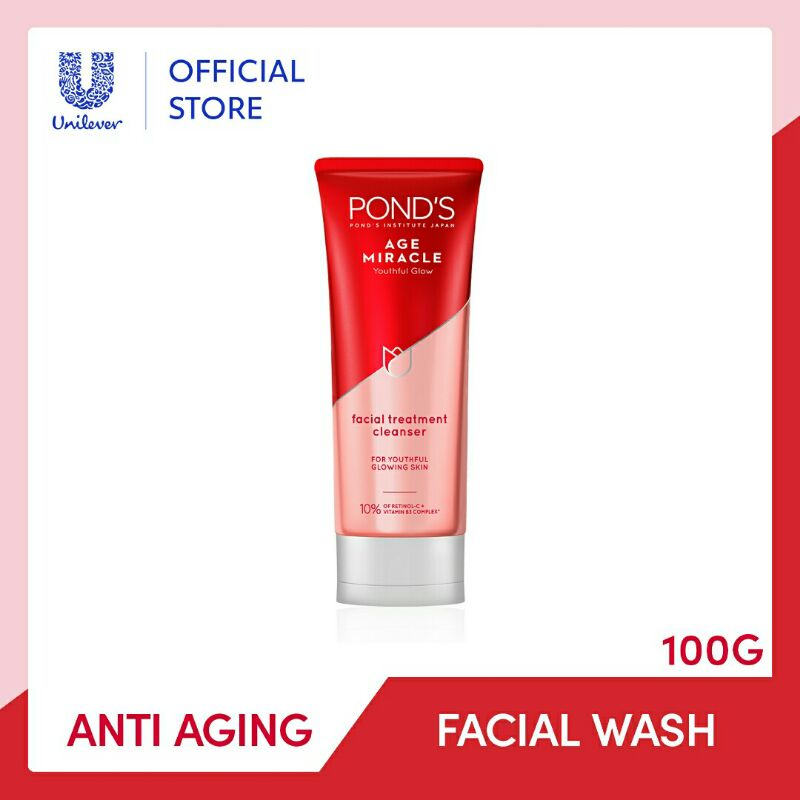 Ponds Age Miracle Sabun Cuci Muka Retinol Youthful Glow 100 G - Sabun Muka