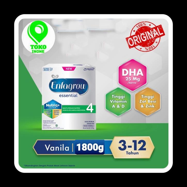 Enfagrow Essential 4 Susu Formula 1800Gr