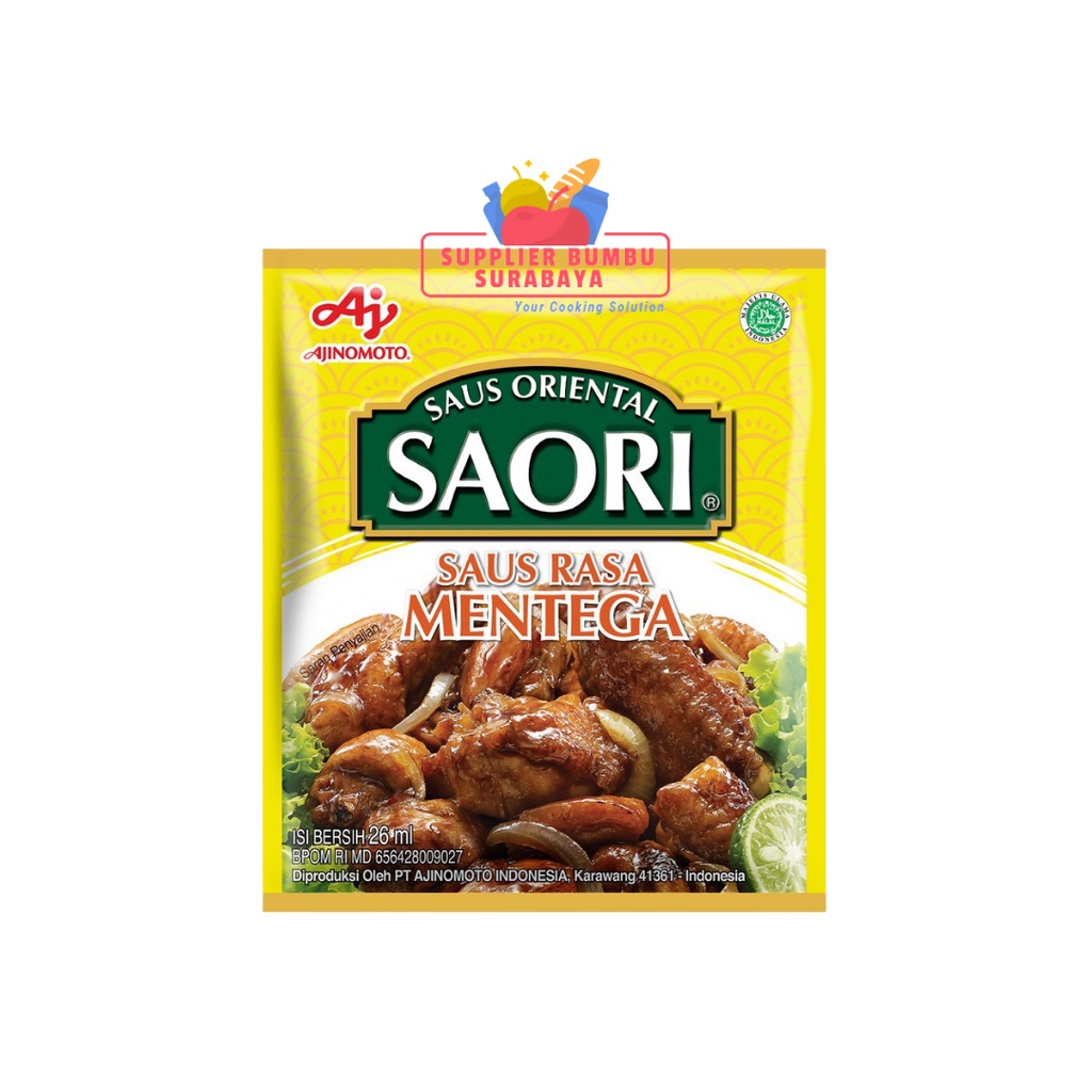 Saori Saus Oriental Sachet Tiram Teriyaki Lada Hitam Mentega Asam Manis Pedas Szechuan